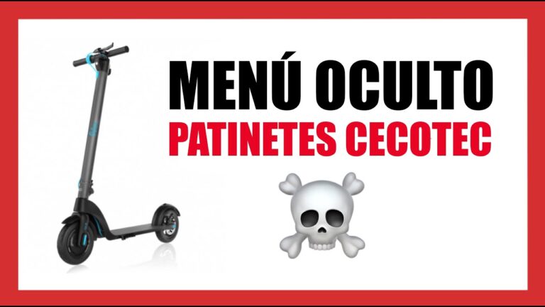 Menú oculto patinete cecotec