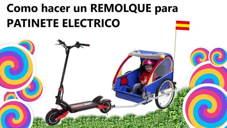 Remolque para patinete eléctrico