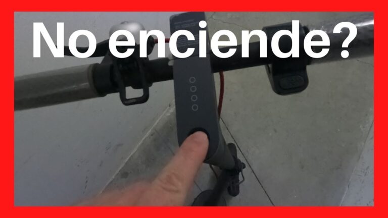 Patinete xiaomi m365 no enciende