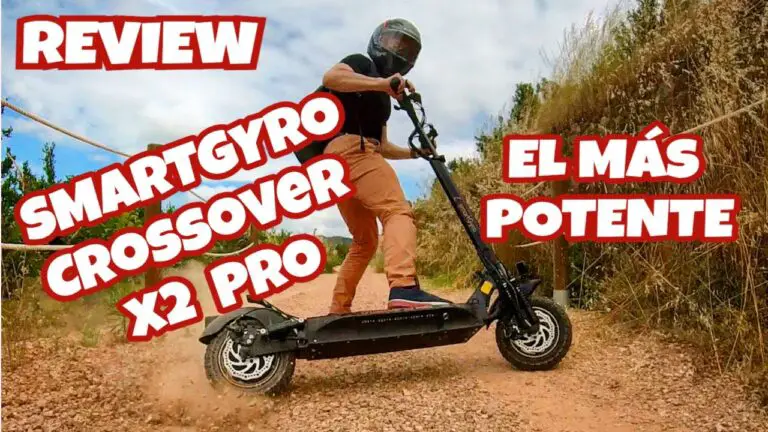 Patinete eléctrico smartgyro crossover dual pro