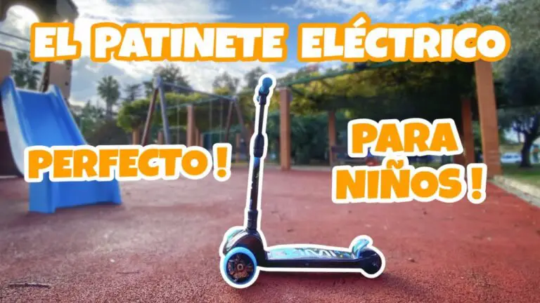 Patinete electrico 3 ruedas niños
