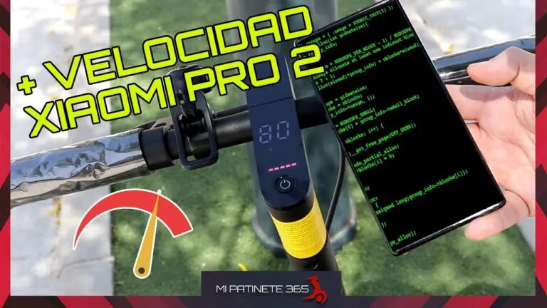 Velocidad patinete xiaomi pro