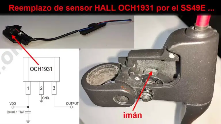 Sensor de freno patinete xiaomi